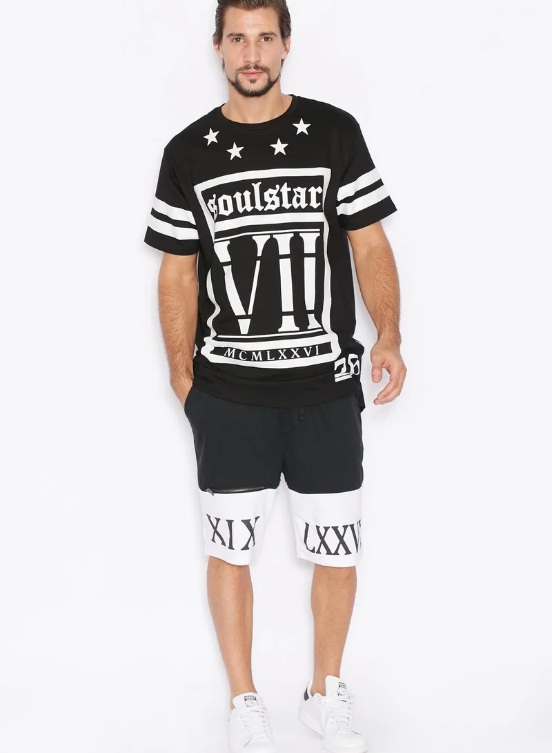 SOUL STAR Croxley Printed T-Shirt