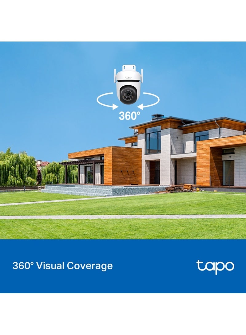 TP-LINK Tapo C520WS 2K Outdoor Pan/Tilt Security Wi-Fi Camera,IP66 Weatherproof, AI Detection,360° Visual Coverage, Starlight Colour Night Vision, Cloud &Local Storage, Works with Alexa&Google Home - Image 4