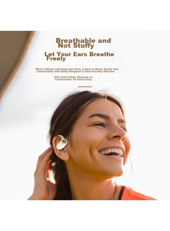 Greatwall Bluetooth Headphones, Bone Conduction Concept, Ear-hook Style, True Wireless, Open-ear Design, For Sports, Running, Calls, Noise Reduction, Long Battery Life, Compatible With Huawei And Sony - Image 4