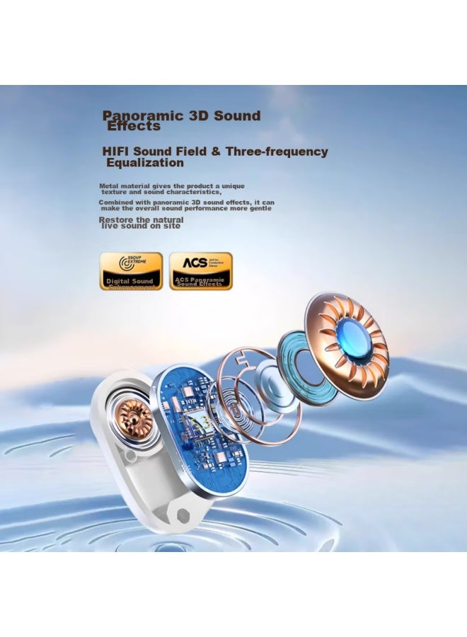 Greatwall Bluetooth Headphones, Bone Conduction Concept, Ear-hook Style, True Wireless, Open-ear Design, For Sports, Running, Calls, Noise Reduction, Long Battery Life, Compatible With Huawei And Sony - Image 5