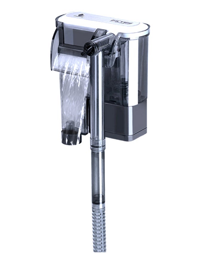 NIBEMINENT Aquarium Hangi On Filter Black/Grey/White 13 x 7.5cm - Image 1