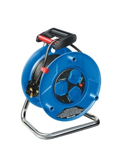 Brennenstuhl 3-Way 3120 W Plastic Extension Cable Reel Blue and Black 25 m 1218053  - Image 2