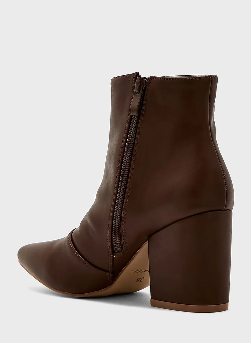 ELLA Heeled Ankle Boots