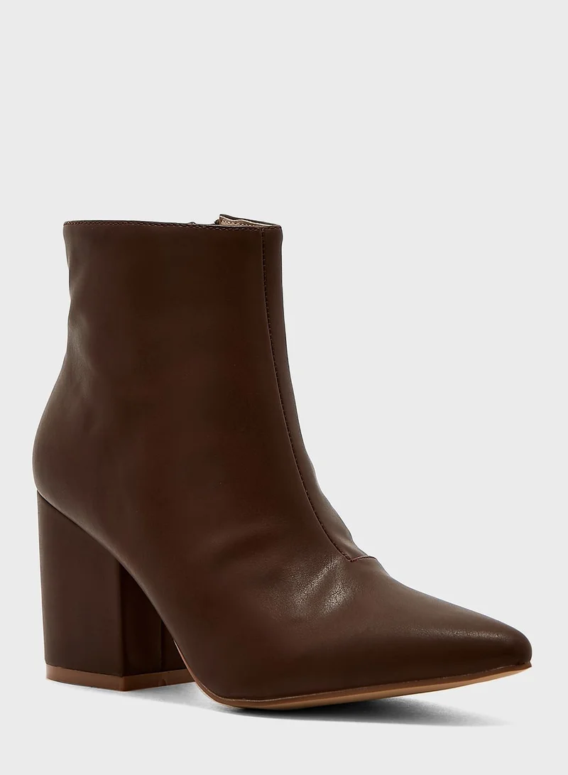 ELLA Heeled Ankle Boots