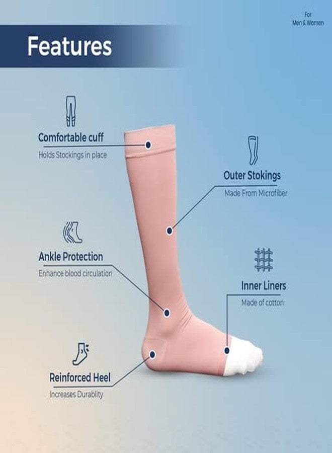 Sorgen Royale Microfiber Ulcer Care Stockings (Medium) - Image 2