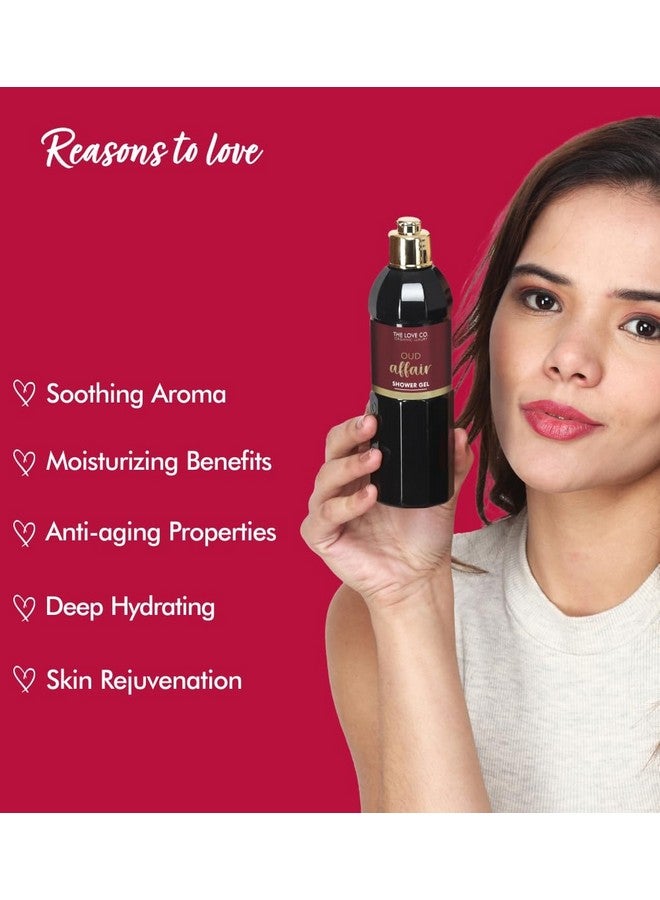 THE LOVE CO. Luxury Oud Affair Body Wash Shower Gel | Refreshing & Hydrating Formula | Unisex Bath & Body Wash For Men & Women | Vegan & Paraben Free | Vegan & Cruelty-Free - 100Ml - Image 5