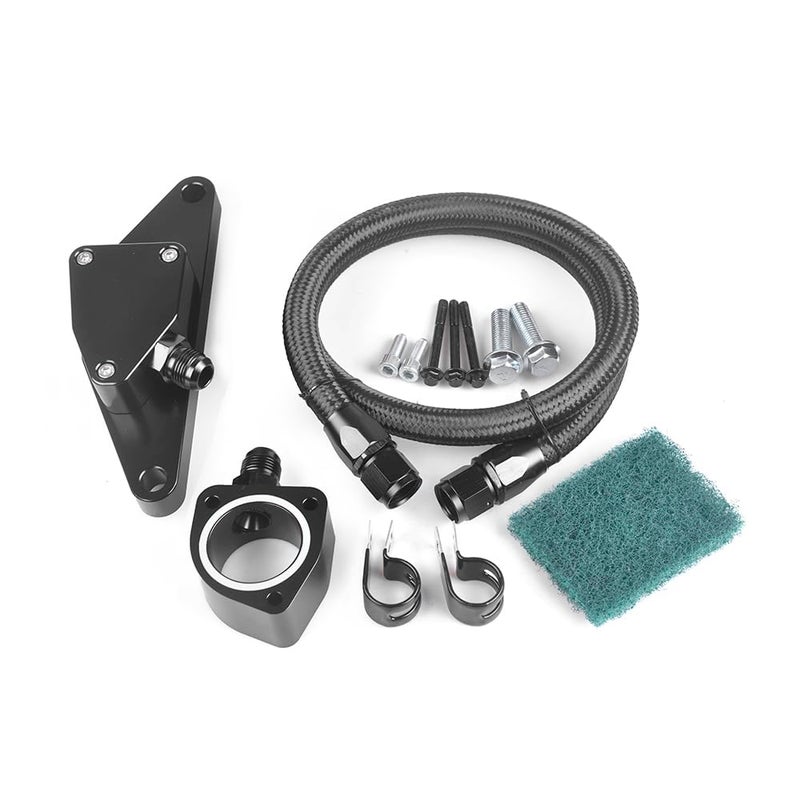ZHSYMX Coolant Bypass Kit Suitable For 200752018 Dodge Ram for 67L Cummins Diesel Engines with Nylon Braided Hose Perfectly - Image 3