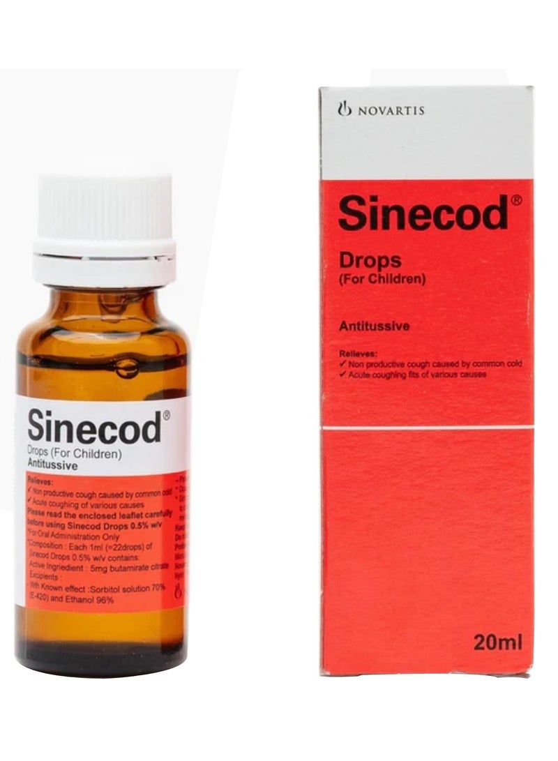 Sinecod Drops For Cough 20 Ml