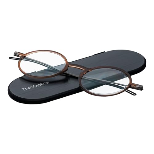 ThinOptics Unisex Adult Glasses Reading Brown 100 US - Image 2