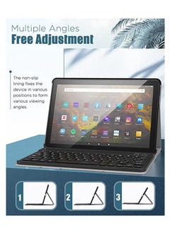 CCIT CCIT A103 Pro 5G 10.1 Inch Tablet PC Dual Sim 8GB RAM 512GB ROM 5800mAh Battery with Wireless Keyboard and PU Tablet Cover  - Image 5
