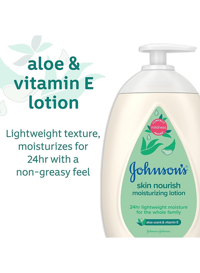Johnson's Skin Nourish Moisturizing Baby Lotion, 16.9 fl. oz - Image 2