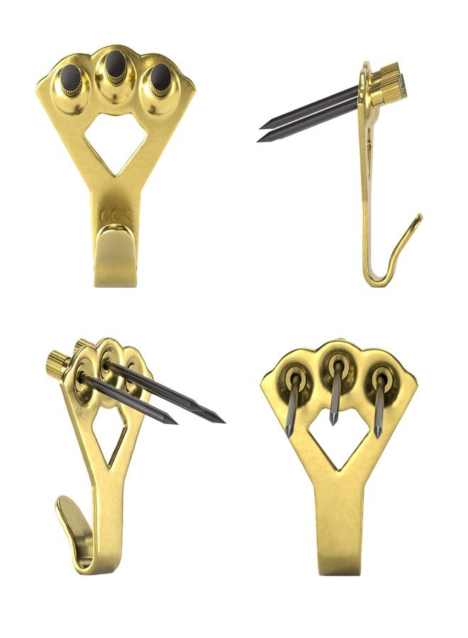 OOK 50027 Professional Picture Hangers, Art Hangers, Gold, 100lb Max Weight, 1 Count (Pack of 1) - Image 2