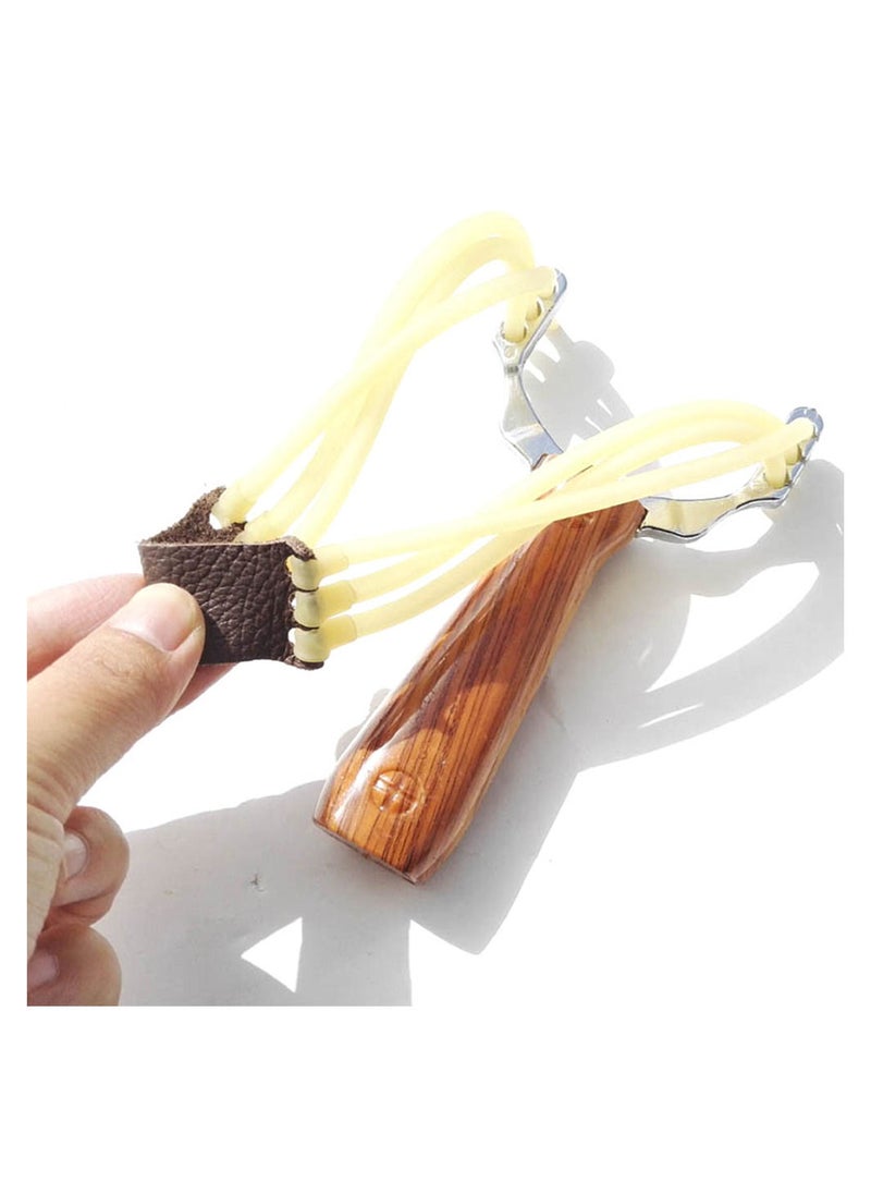 Generic - Outdoor Slingshot Aluminium Alloy Powerful Hunting Slingshots Sling Shot Camouflage Sports Wrist Catapult Launcher with Rubber Band Bow - Image 1