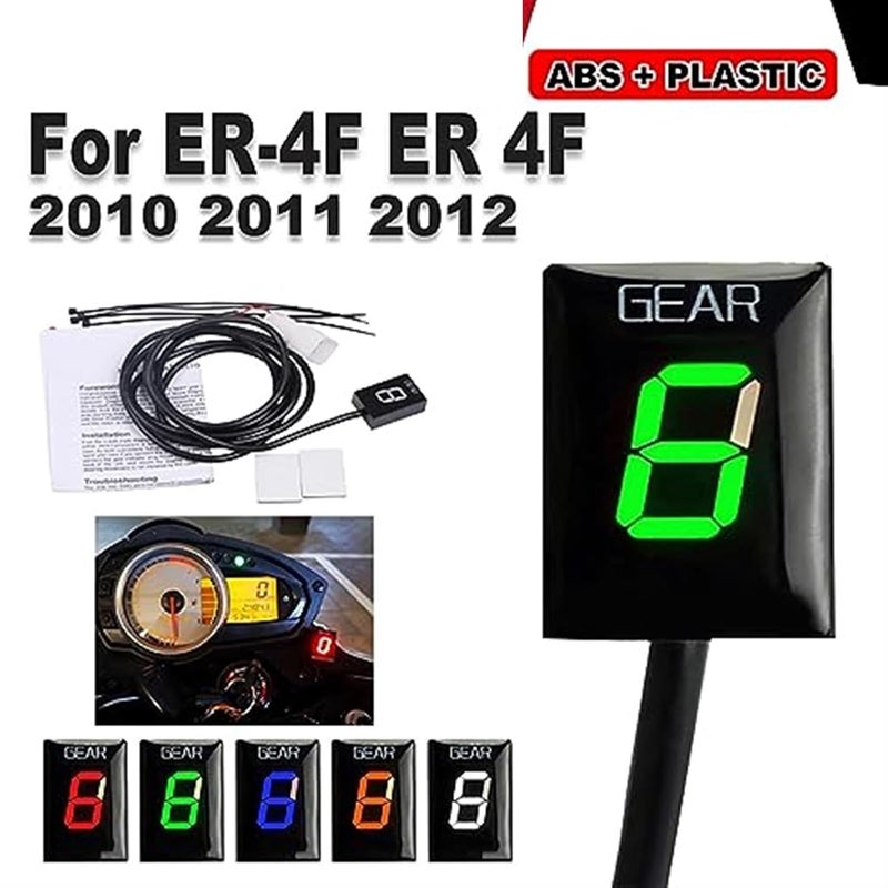 Wivplex 1-6 Gear Indicator for ER-4F Motorcycles - Image 2