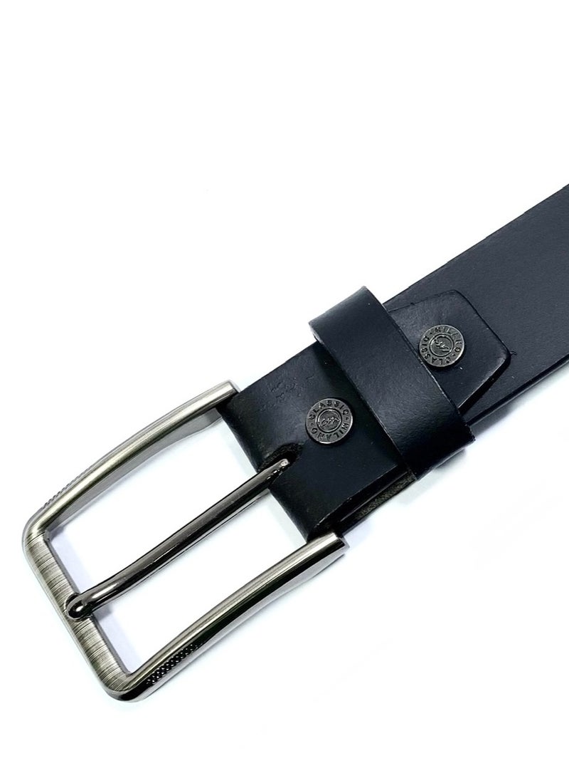 كلاسيك ميلانو حزام كلاسيك ميلانو من الجلد الأصلي للرجال – أحزمة رسمية وشبه كاجوال | حزام أنيق للحفلات | حزام جلد متين للإطلالات الكاجوال والهدايا - Image 3