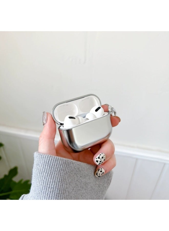 Generic - Electroplated Soft Case For AirPods Pro Protective Case 2/4 Generation Simple Niche Apple 3 Generation Bluetooth Earphone Case-Color:Mirror Electroplated Soft Shell ]-Applicable Model:Airpods 4th Generation (2024 Model) - Image 1