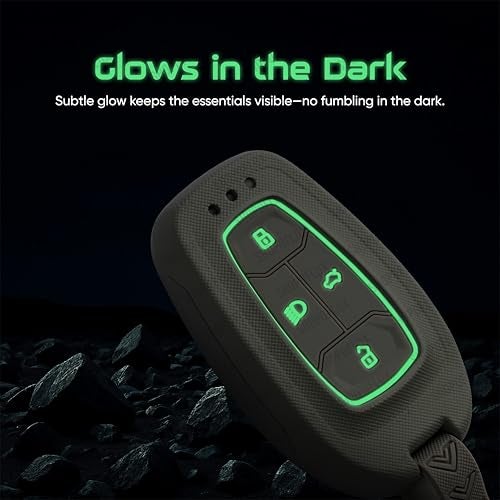 SHOPOFLUX ABS Key Cover Compatible with Tata Nexon | Harrier | Safari | Altroz | Tigor | EV | Punch | Tiago EV Electric 4 Button Smart Key Only (Light Grey ABS) - Image 4