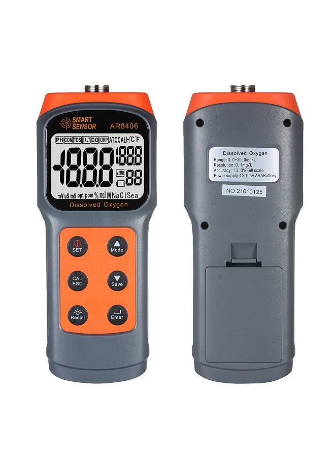 Digital Dissolved Oxygen Detector Dissolved Oxygen Meter Portable DO Tester Water Quality Tester Dissolved Oxygen Analyzer