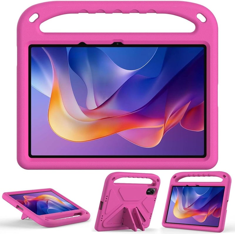 Vurtboly Kids Case Compatible with Redmi Pad 2 11inch 2025, Cute Full Body Protective Cover with Handle Stand, Lightweight Shockproof Cover with Kickstand for Redmi Pad 2 11inch 2025 (Pink) - Image 4