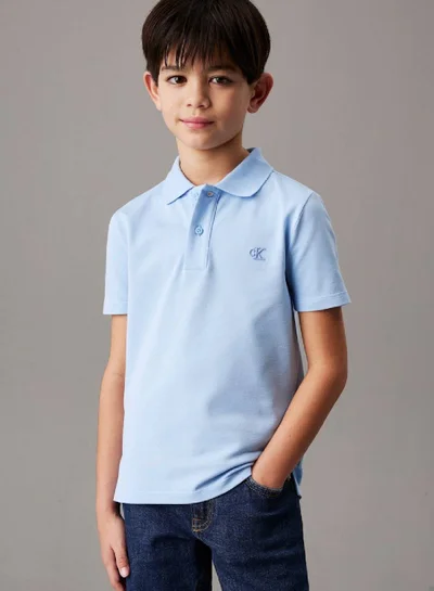 Calvin Klein Jeans Regular Fit Stretch Cotton Polo