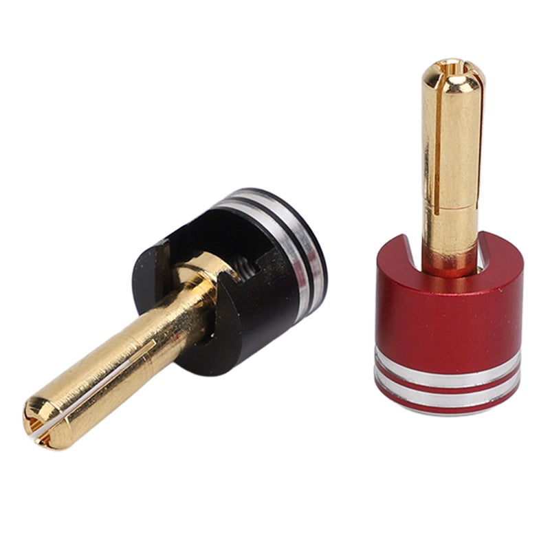 Heatsink Bullet Plug Grip Aluminium Alloy and Copper Banana Plug Connectors with Heatsink Bullet 5mm - Image 4