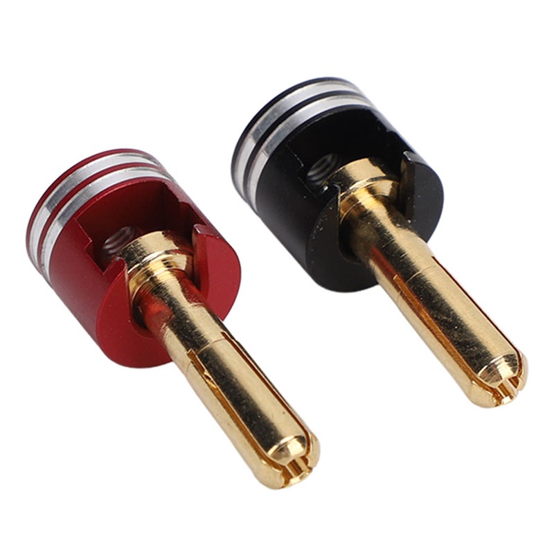 Heatsink Bullet Plug Grip Aluminium Alloy and Copper Banana Plug Connectors with Heatsink Bullet 5mm - Image 3