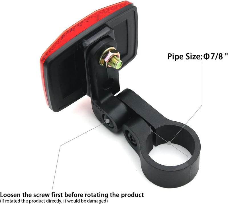 Demy MFC PRO Red Rear Bicycle Reflector - Image 2