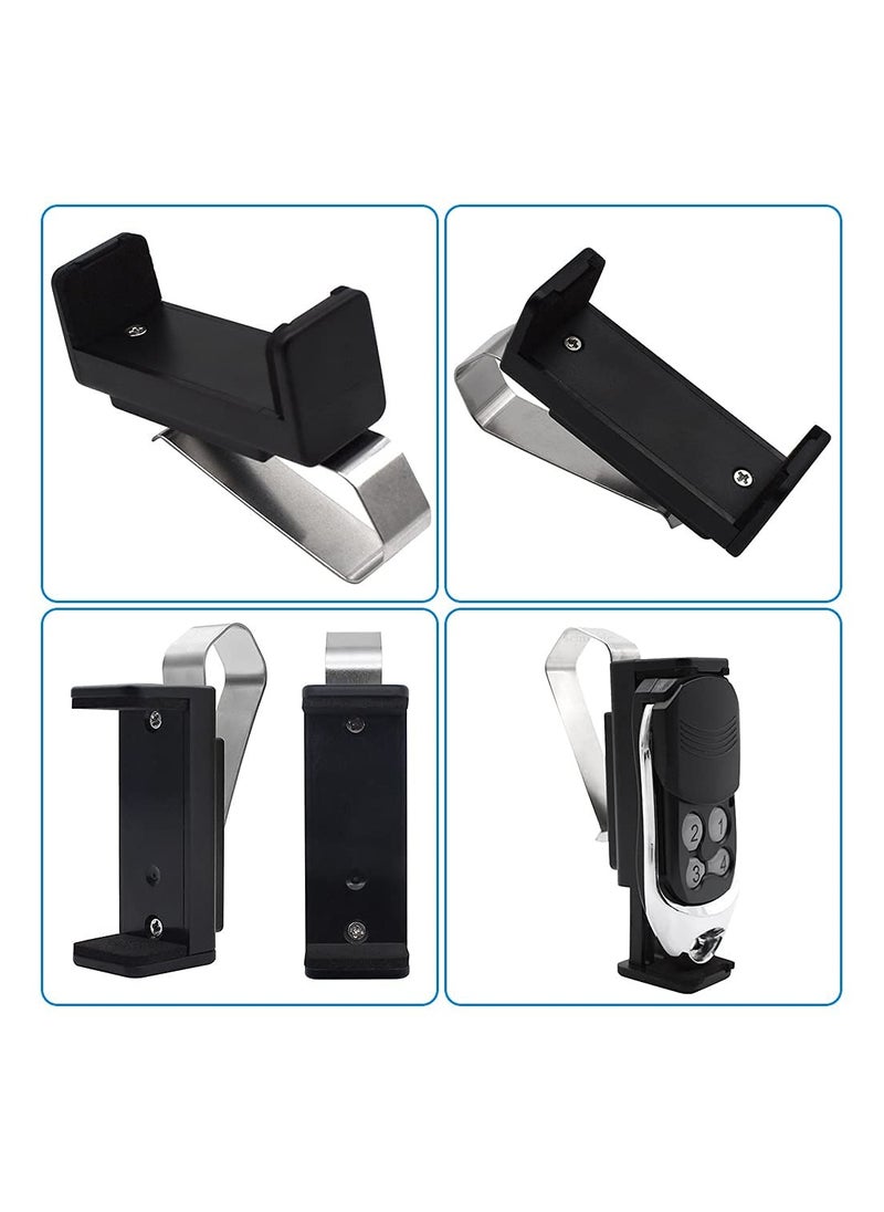 Garage Door Opener Clip, 2 Pcs Adjustable Garage Remote Visor Clip Fit for 1.7-2.6'' Remotes with Protective Soft Sponges  - Image 5