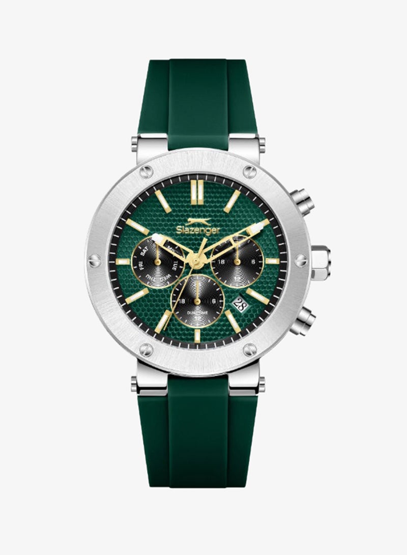 Slazenger Men's Silicone Multifunction Watch SL.9.2564.2.05 - 42 mm - Image 1