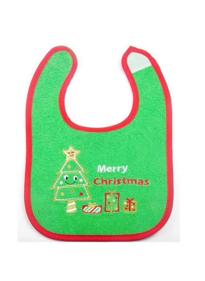 Dream Loom - Dream Loom Christmas Baby Bibs 4pcs, First Xmas Baby Gift, for Babies Newborns and Toddler - Image 1