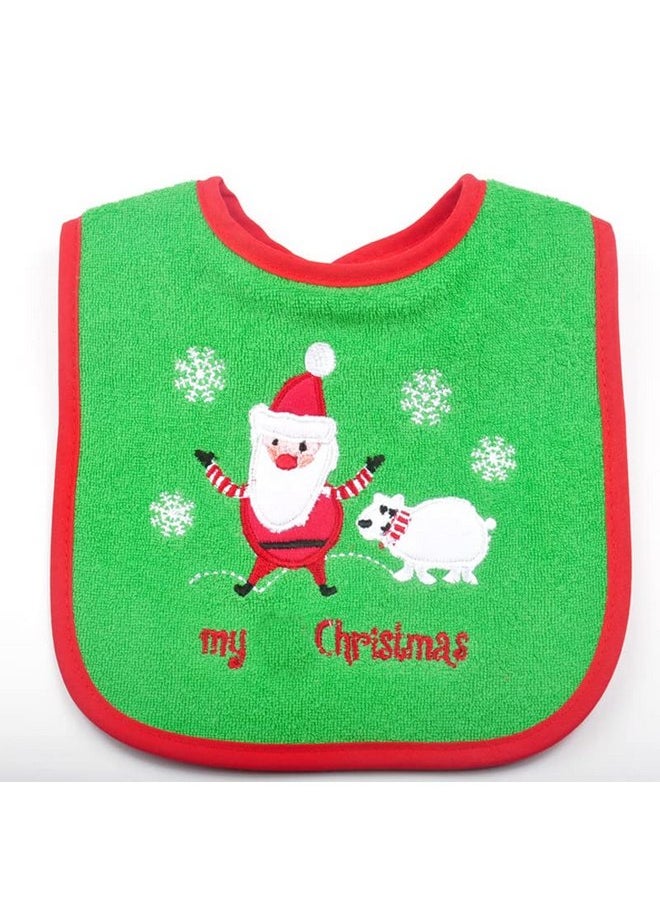 Dream Loom - Dream Loom Christmas Baby Bibs 4pcs, First Xmas Baby Gift, for Babies Newborns and Toddler - Image 1