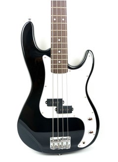 Mike Music 46inch Electric Bass Guitar Full Size 4 String Rosewood Basswood with Bag and Cable and Extra strings (Electric Bass 4 strings, Black)  - Image 3