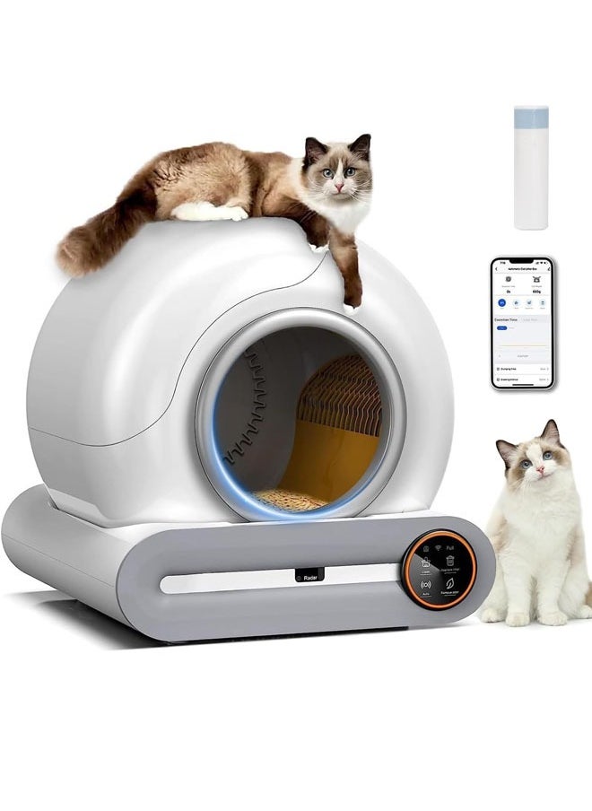 Beauenty Self Cleaning Cat Litter Box No Scooping Automatic Litter Box with APP Control 65L Large Capacity Pet Toilet  - Image 1