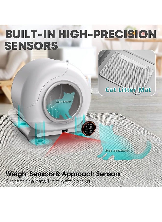 Beauenty Self Cleaning Cat Litter Box No Scooping Automatic Litter Box with APP Control 65L Large Capacity Pet Toilet  - Image 3