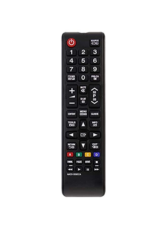 HuHa - Aa59-00602A Replaced Remote Compatible With Samsung Tv Ue32Eh4005 Ue46Eh5200 Ue19Es4000 Ue40Eh5200 Ue32Eh4003W Xxh Ps51E450A1M Xsq Le32E420E2W Xms Ue46Eh5000 Ue37Eh5200 Ps51E530A3W Sab - Image 1