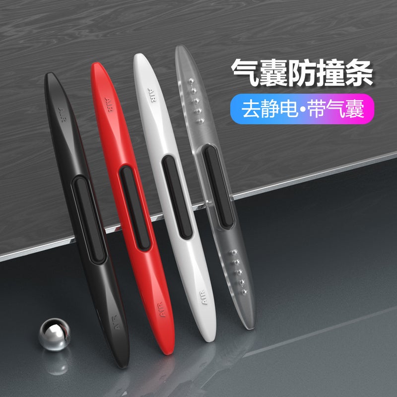 Car Door Airbag Anti-Collision Strip, Anti-Static Silicone Anti-Collision Sticker, Door Side Rearview Mirror Anti-Scratch Transparent Sticker - Image 2