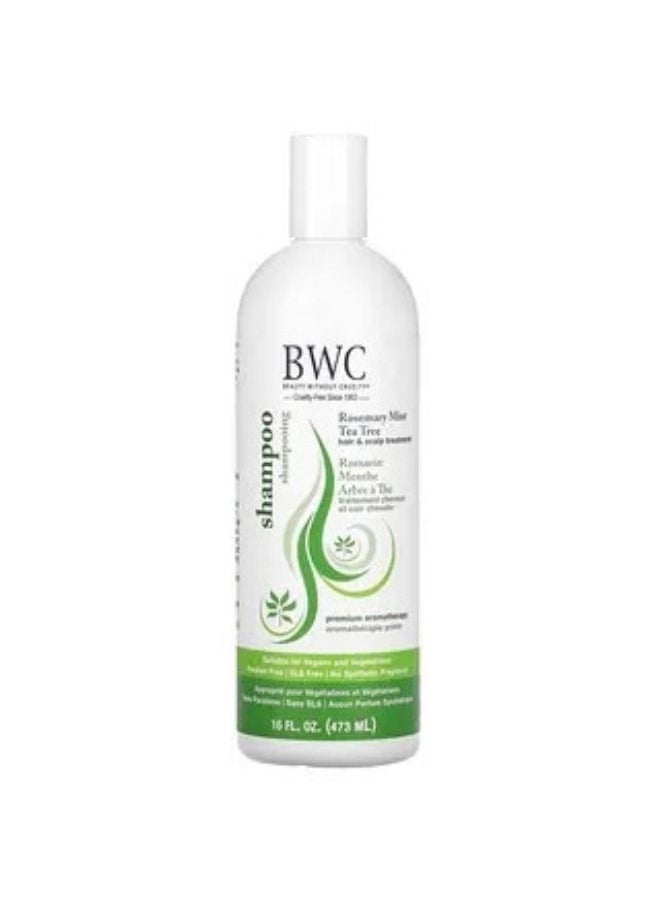 Beauty Without Cruelty - Beauty Without Cruelty Shampoo Rosemary Mint Tea Tree 16 fl oz 473 ml - Image 1