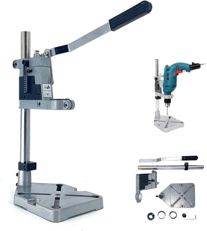 MLD MLD Bench Drill Press Stand | Drill Press Stand | Clamp Base Frame for Electric Drills | DIY Tool Press Hand Drill Holder Power Tools Accessories for Drilling in Home or Store Etc AKK-8459  - Image 1