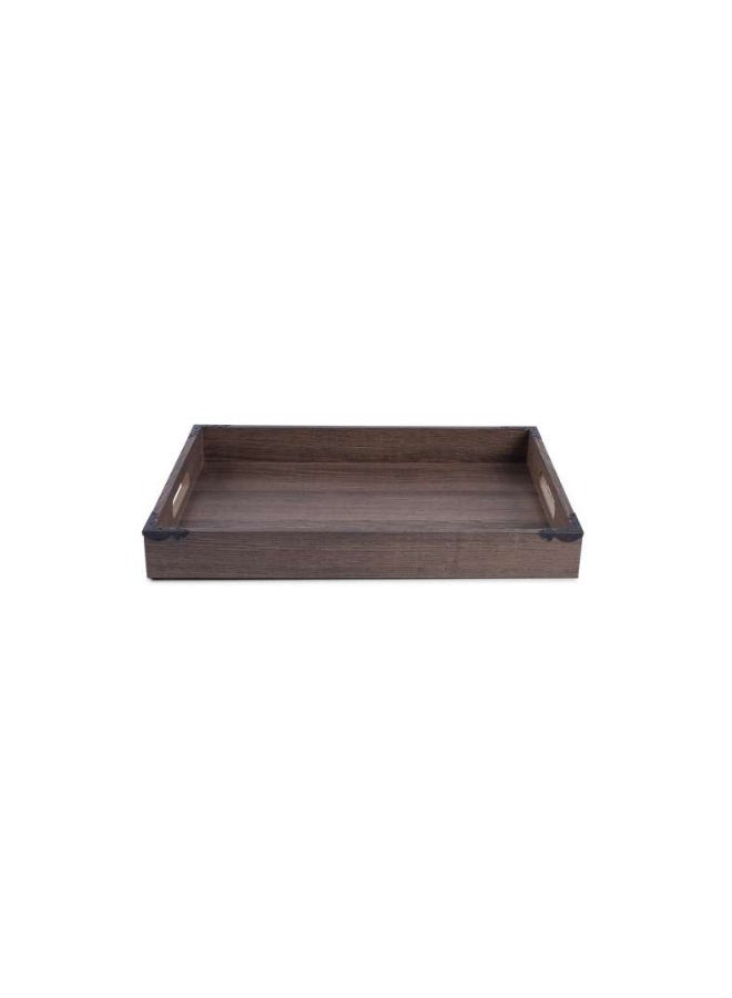 Pan Home Emmett Decor Tray 48.5x36.5x5cm - Brown - Image 2