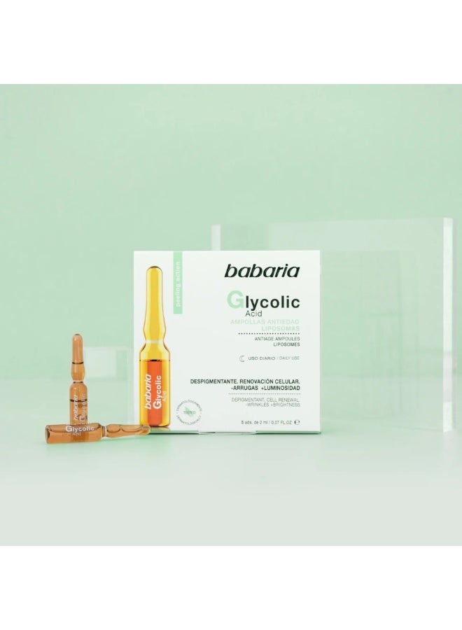 Babaria Glycolic Acid Cell Renewal Ampoules 5X2ml - Image 2