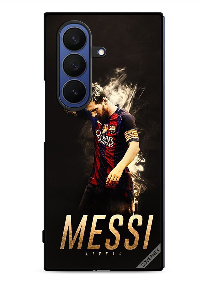 Covernex Samsung Galaxy Z Fold7 Protective Case Cover Lionel Messi Vintage - Image 1