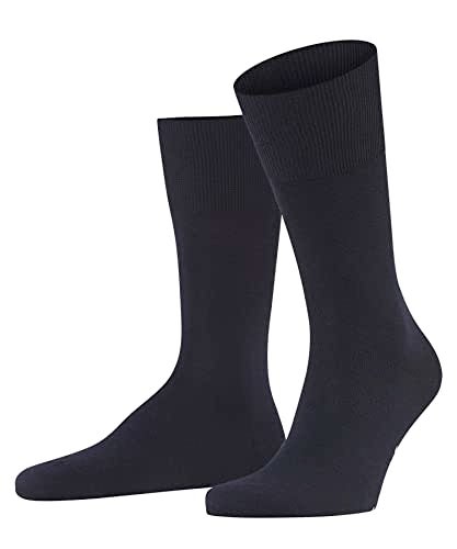FALKE Men Airport Crew Cut M 1 Pair, Blue (Dark Navy 6370), 6.5-7.5 - Image 1