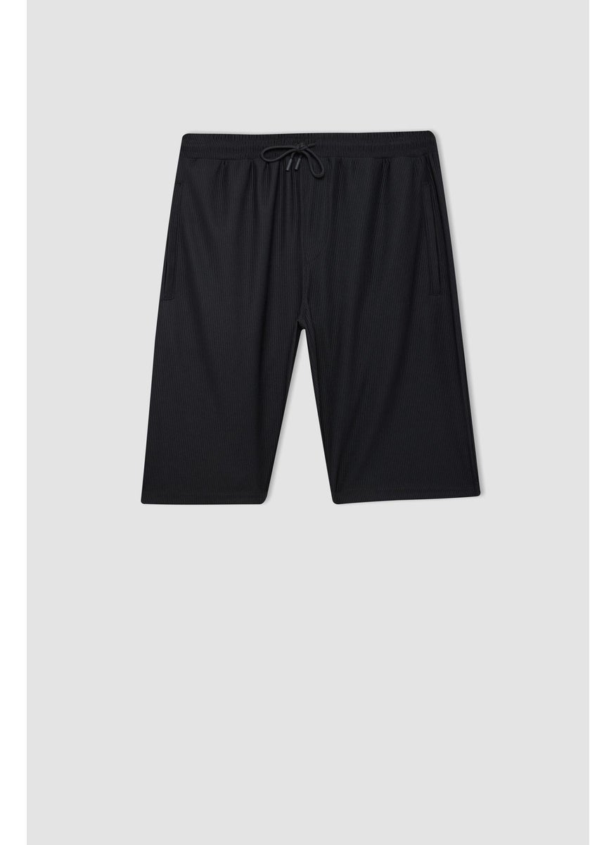 Man Regular Fit Bermuda Shorts