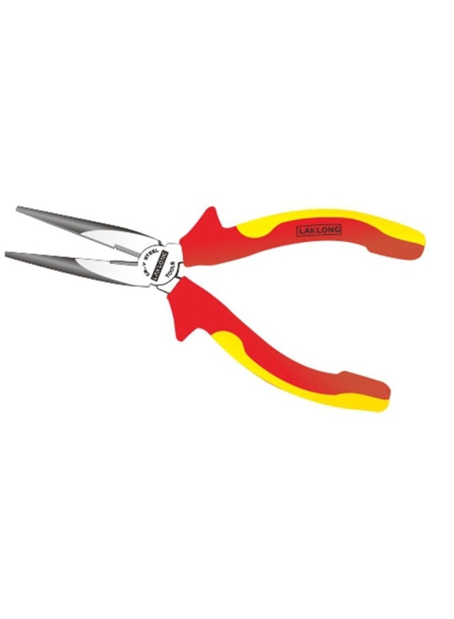LANLONG Lanlong 6 Inch Heavy Duty Long Nose Insulated Pliers 2 Colors 