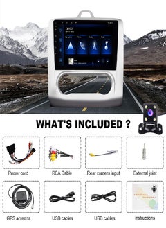 Podofo Android 9.1 Double Din 9 Inch Car Player for Ford Focus Mk2 2004-2011 Autoradio GPS WIFI Bluetooth FM Receiver Multimedia Video Car MP5 Player