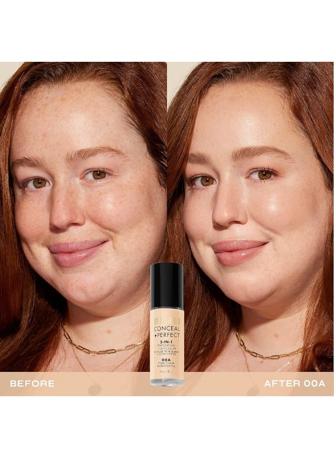 Conceal + Perfect 2-In-1 Foundation - 30Ml, 00A Porcelain