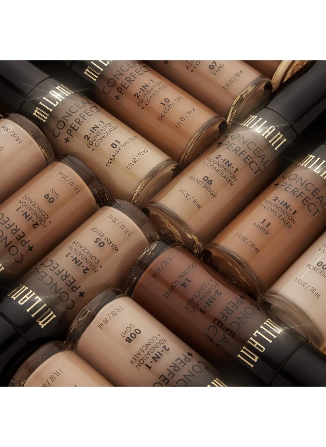 Conceal + Perfect 2-In-1 Foundation - 30Ml, 00A Porcelain