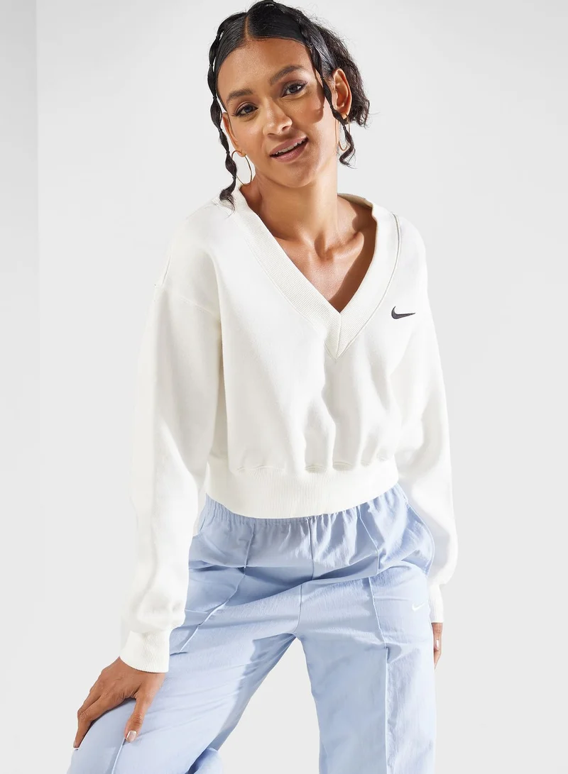 Nike Nsw Phoenix Fleece Cropped Sweatshirt