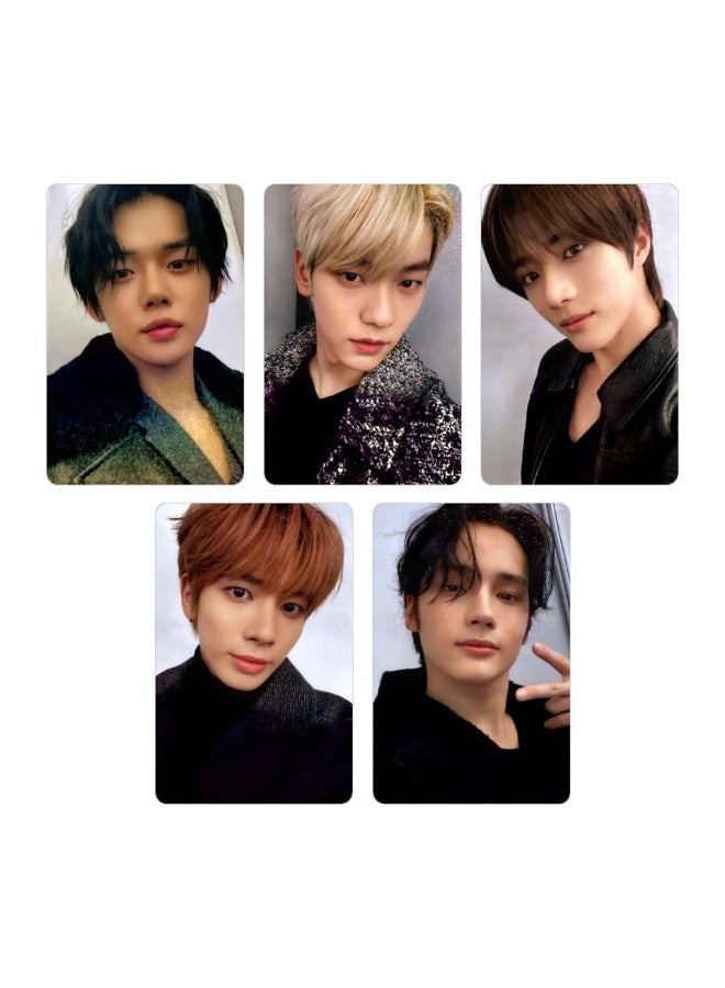 NIBEMINENT 5 Pcs Kpop TXT TEMPTATION Lomo Cards Card For Fans Collection Gifts - Image 1