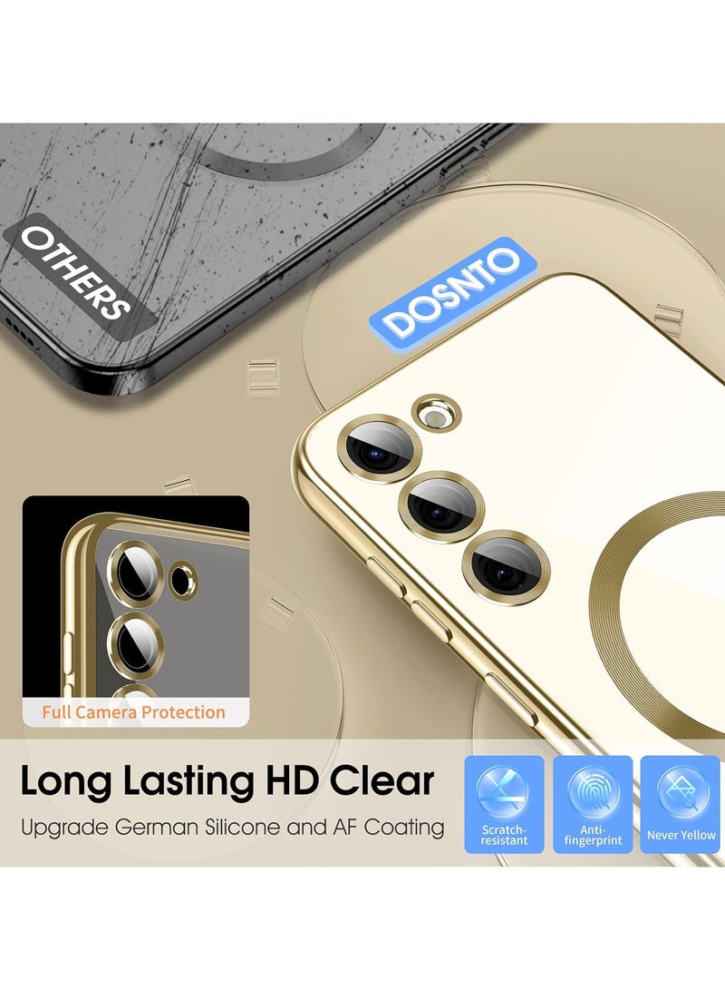 GOLDEN MASK GOLDEN MASK Compatible with Samsung Galaxy S24 Magnetic MagSafe Case With Camera Lens (Gold) - Image 4